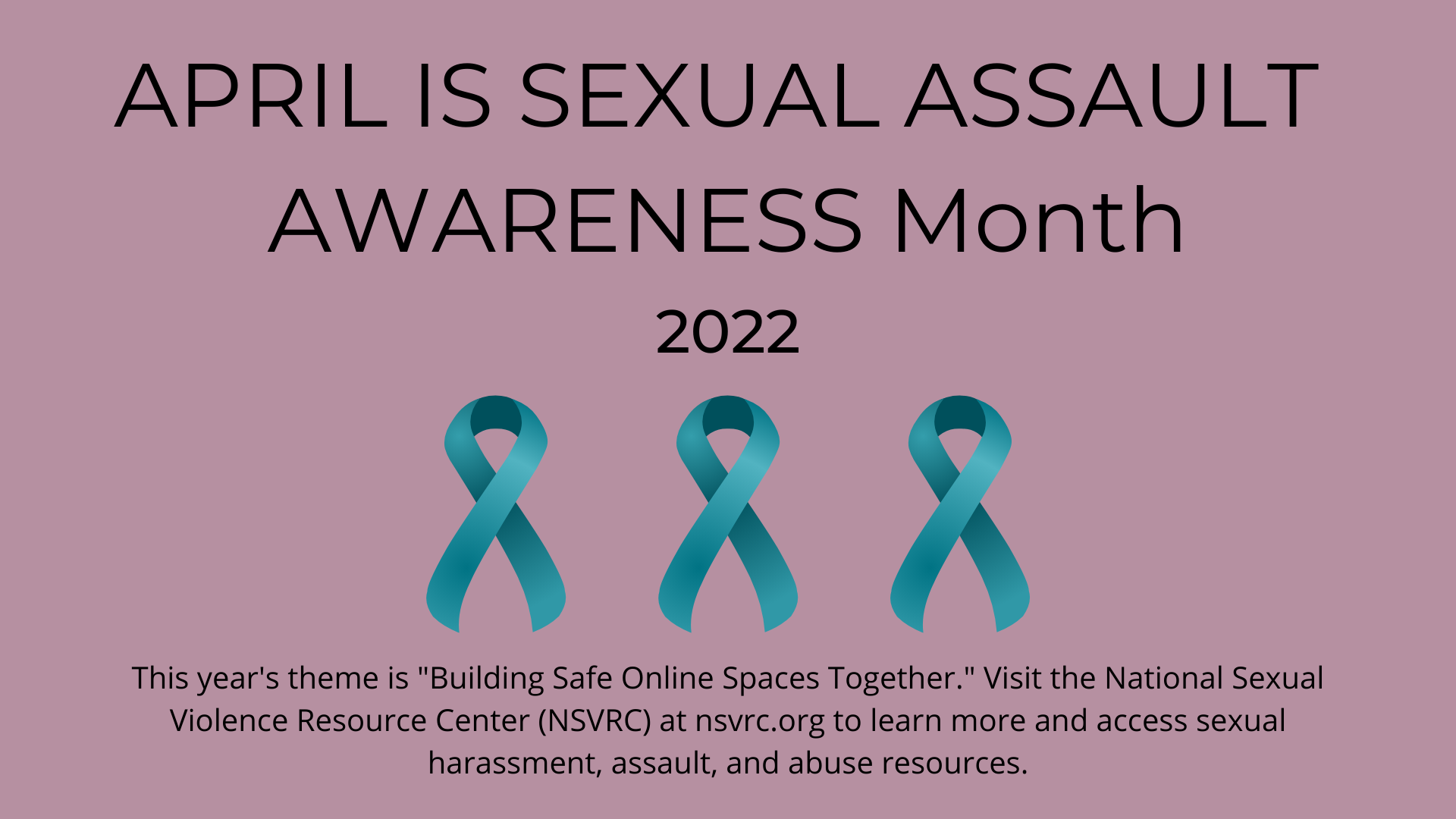 Sexual Assault awareness month